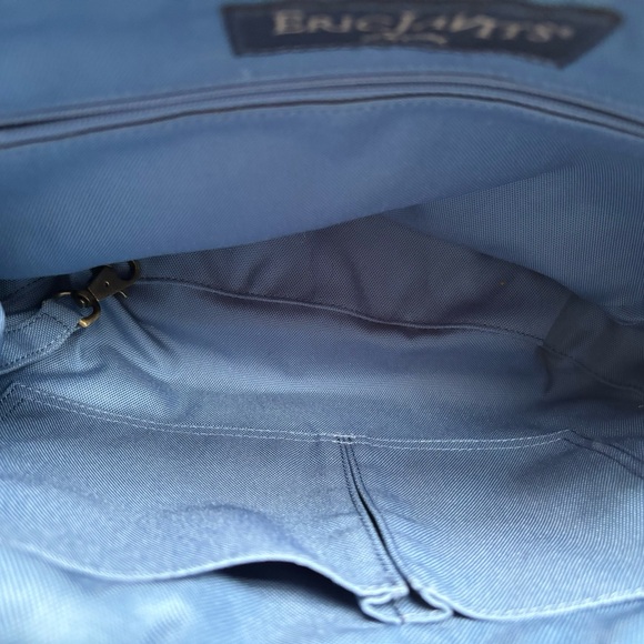 Eric Javits Squishee Straw Tote Bag. Horizontal design stripes. NWOT - Picture 7 of 7